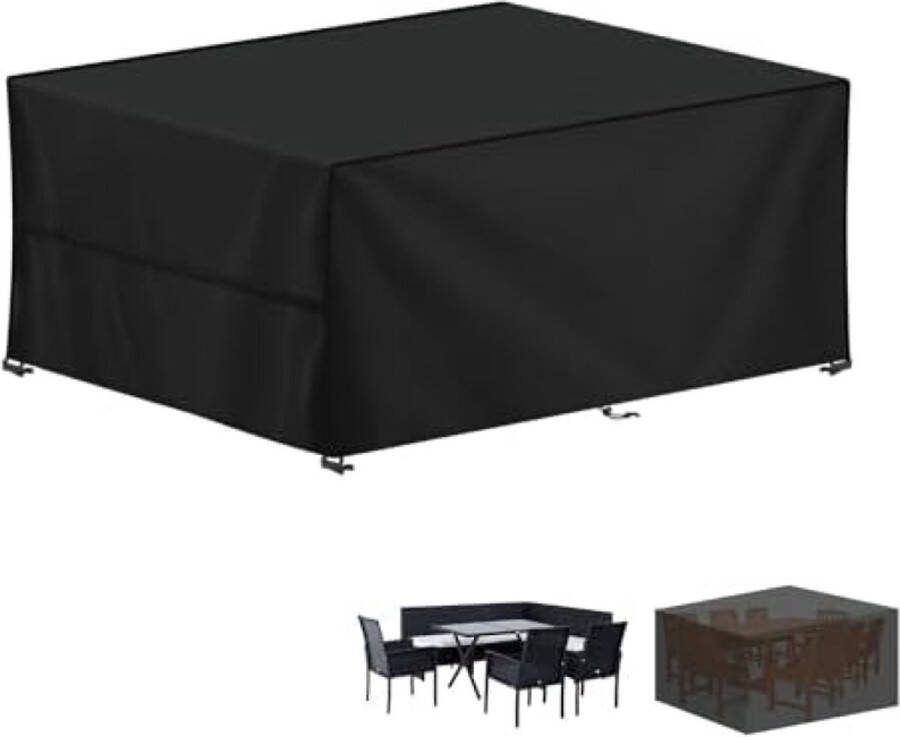 Unbranded Tuintafelhoes 180x100x75cm Tuinmeubelafdekking Waterdichte Outdoor Beschermhoes