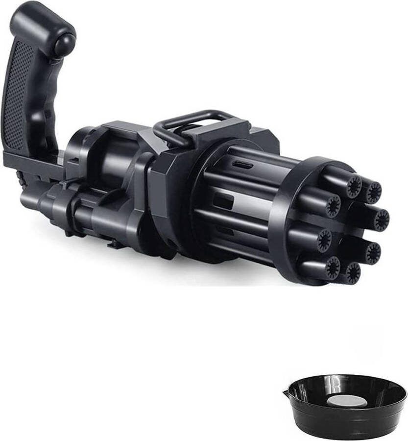 Unbray GATLING GUN -Bubble machine- Bellenblaas pistool Mini bubbelgun- bubble maker-Speeldgoed Bellen machin-Bellenblazer -goud