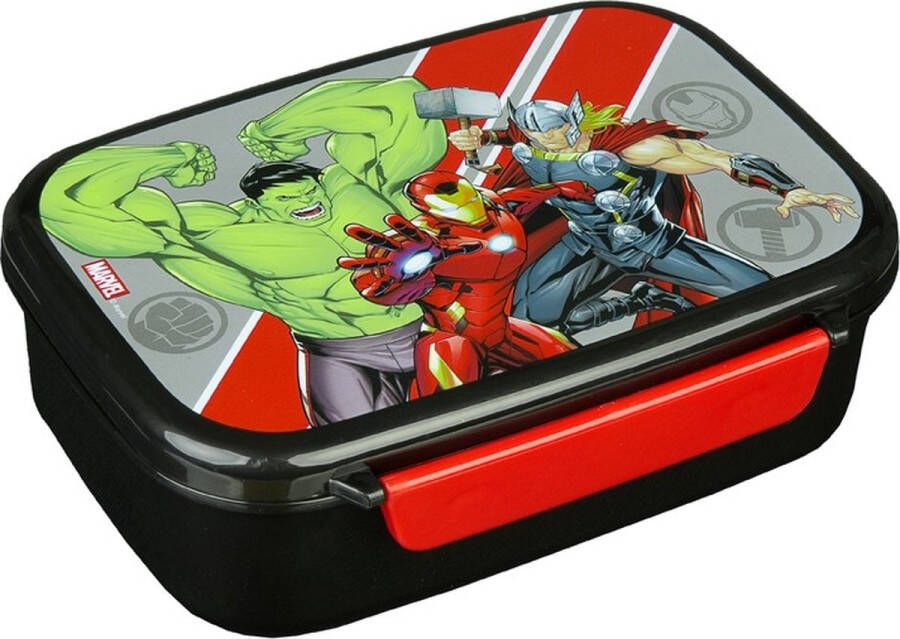 Undercover Avengers Lunchbox met Clipsluiting Multicolor Print