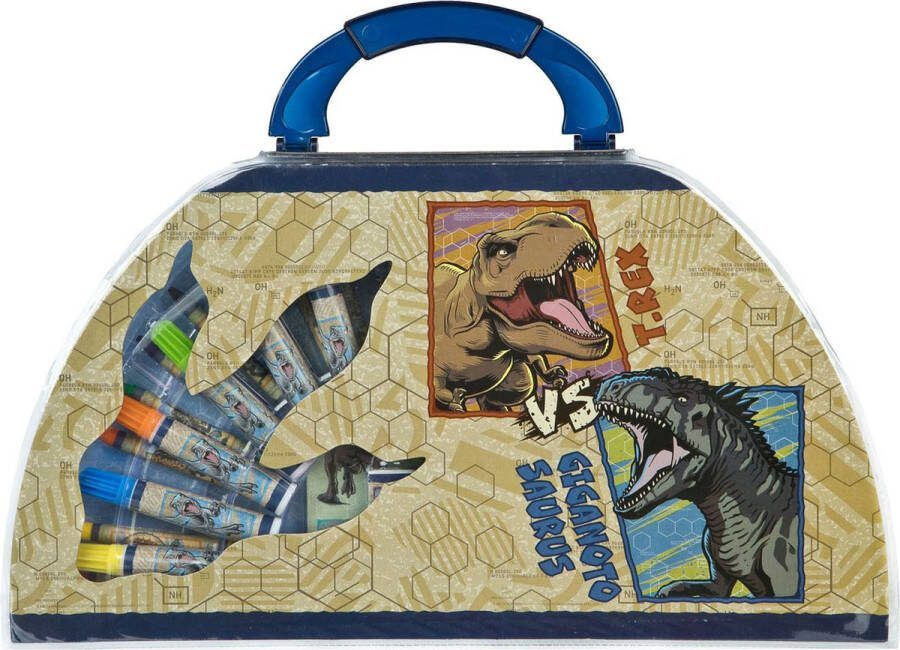 Undercover Kleurkoffer Jurrasic World 51dlg