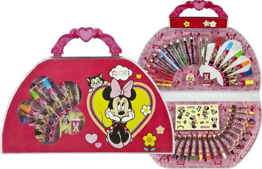 Undercover Kleurkoffer Minnie Mouse 51dlg