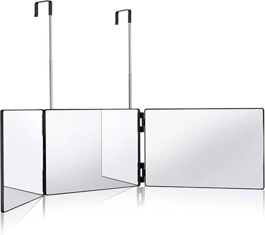 Underestimate Multi Mirror Opklapbare 360 graden spiegel Make-up spiegel Thuis Kapper Spiegel- Scheren