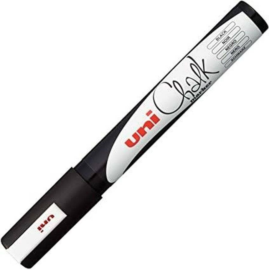 Uni-ball Krijtstift Chalk rond wit Omdoos a 6 stuk 6 stuks