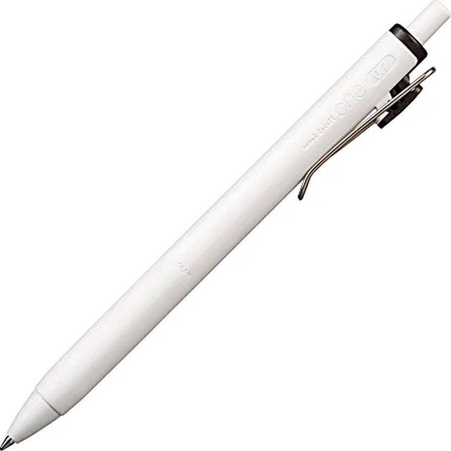 Uni-ball One hervulbare gelpennen 1 gelroller + 3 vullingen medium 0 7 mm zwart