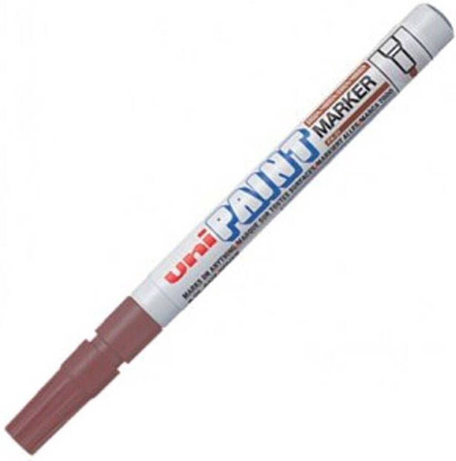 Uni-ball Uni Paint PX-21 Paint Marker Bruine verfstift met 0.8 – 1.2 mm punt