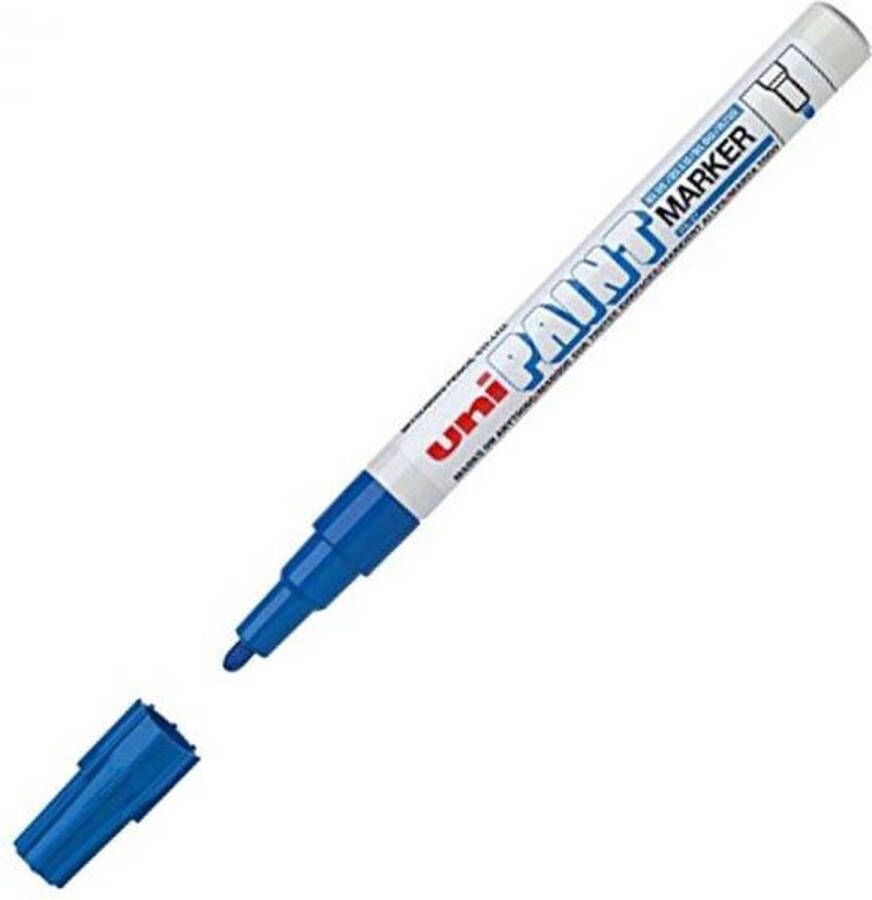 Uni-ball Uni Paint PX-21 Paint Marker Donkerblauwe verfstift met 0.8 – 1.2 mm punt