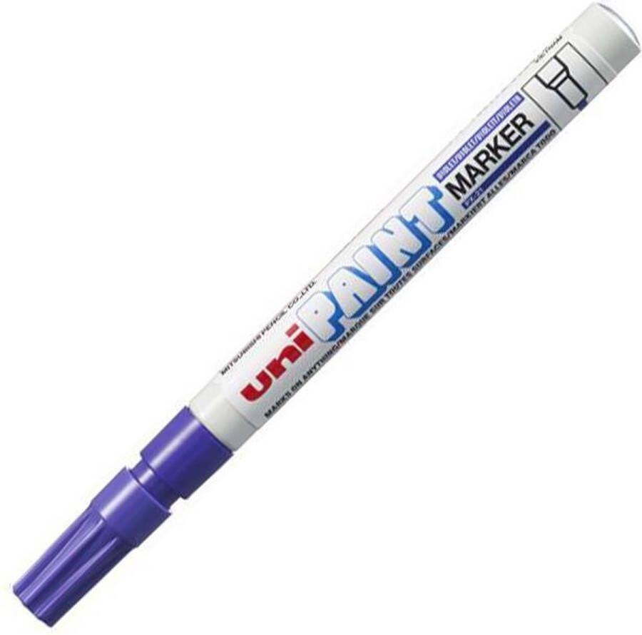 Uni-ball Uni Paint PX-21 Paint Marker Paarse verfstift met 0.8 – 1.2 mm punt