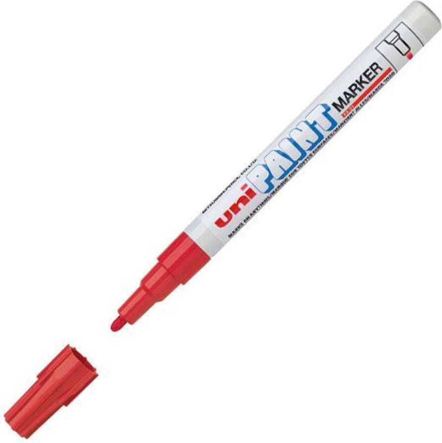 Uni-ball Uni Paint PX-21 Paint Marker Rode verfstift met 0.8 – 1.2 mm punt