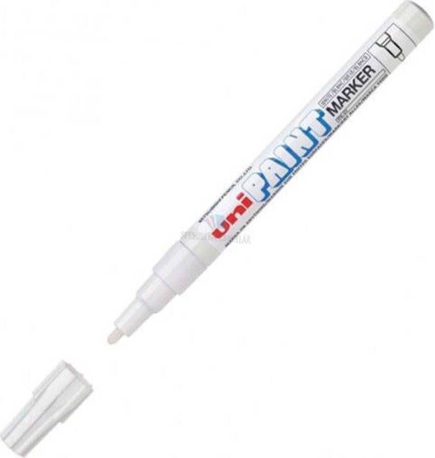 Uni-ball Uni Paint PX-21 Paint Marker Witte verfstift met 0.8 – 1.2 mm punt