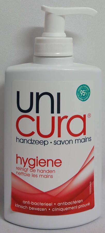 Unicura Handzeep Hygiene hydrateert Anti Bacterieel Voordeelverpakking 6 x 250 ml