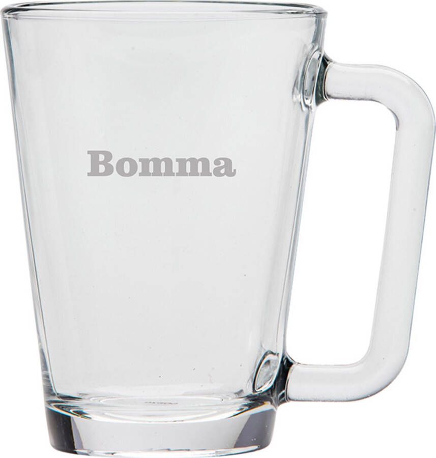 UNIGLASS Theeglas gegraveerd 26cl Bomma