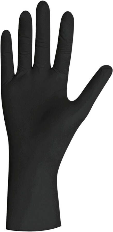 Unigloves wegwerphandschoenen XL Zwart Nitril 100 stuks