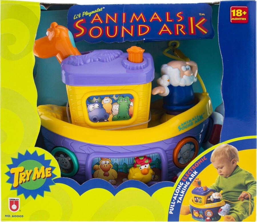Unimax toys Ark met dieren en geluiden complete speelset speelgoed voor peuters