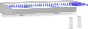 Uniprodo Douche {{net_lengte}} cm LED-verlichting Blauw Wit {{lip_lengte}} mm waterafvoer