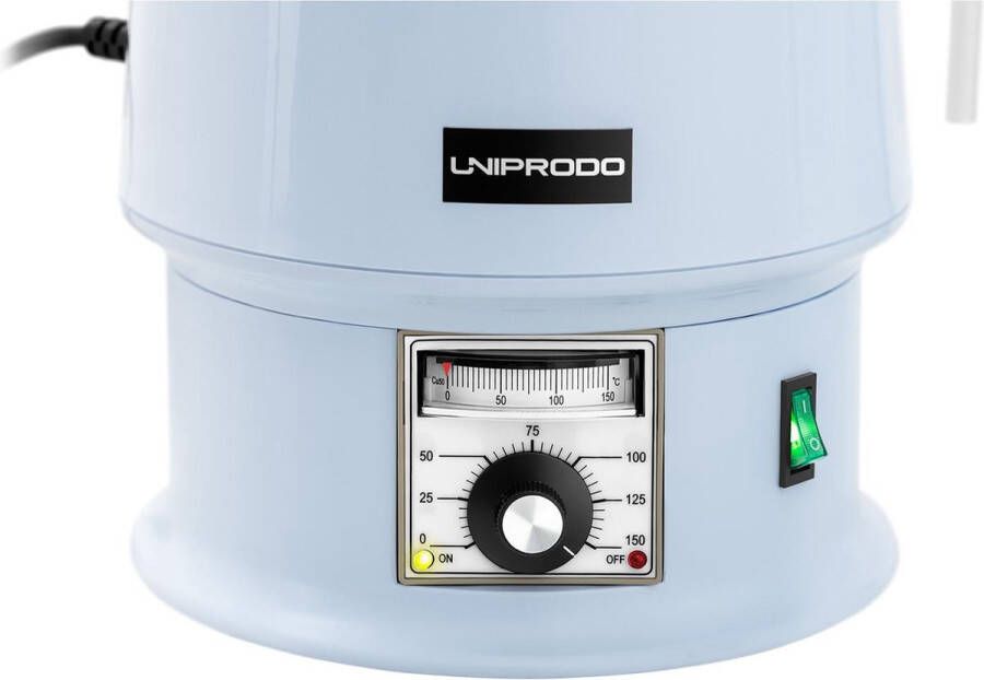 Uniprodo Destilleerapparaat water 4L instelbare temperatuur glazen kan