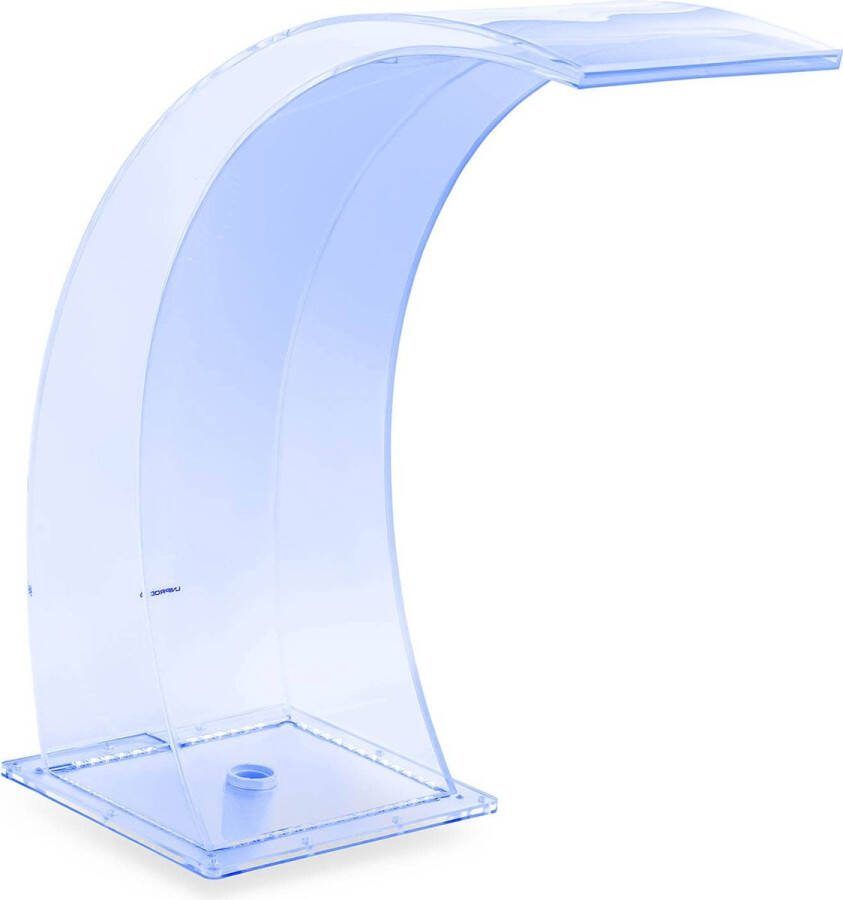 Uniprodo Douche 35 Cm Led-verlichting Blauw Wit Uni_water_37