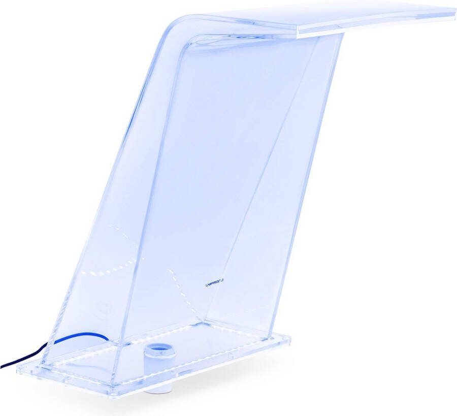 Uniprodo Douche 45 Cm Led-verlichting Blauw Wit Uni_water_36