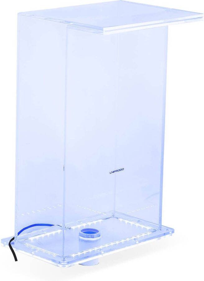 Uniprodo Douche 52 Cm Hoog Led Verlichting Blauw Uni_water_54