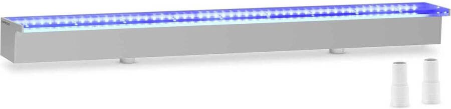 Uniprodo Douche {{net_lengte}} cm LED-verlichting Blauw Wit {{lip_lengte}} mm waterafvoer