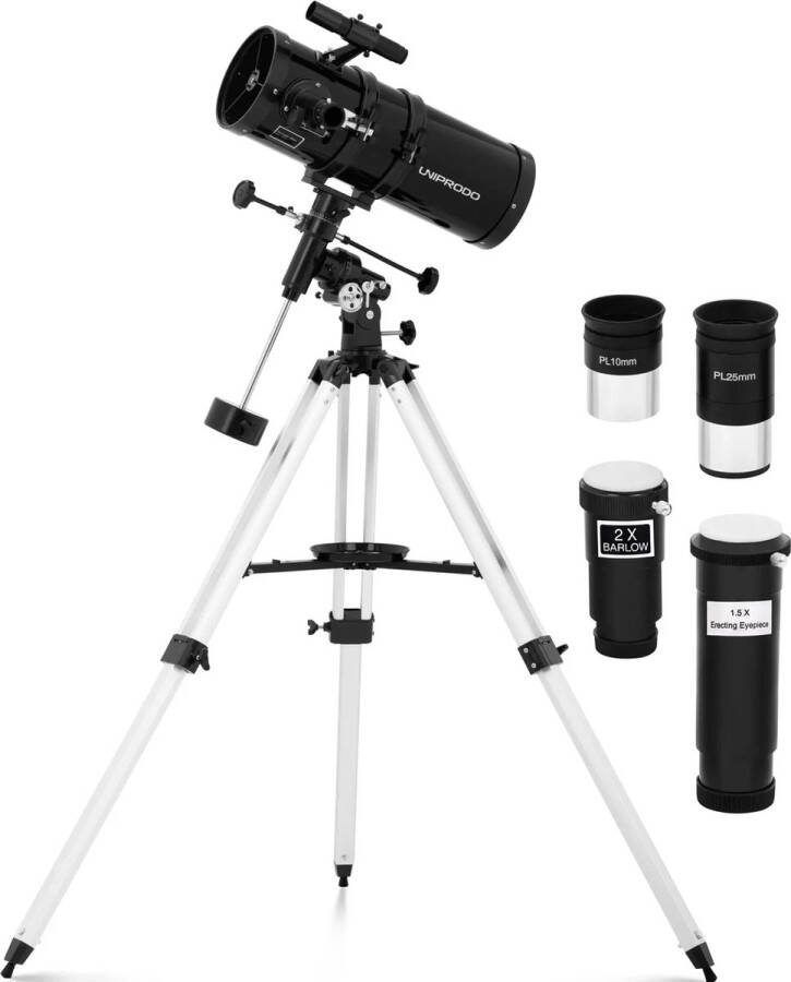 Uniprodo Telescoop Ø 150 mm 1.400 mm statief