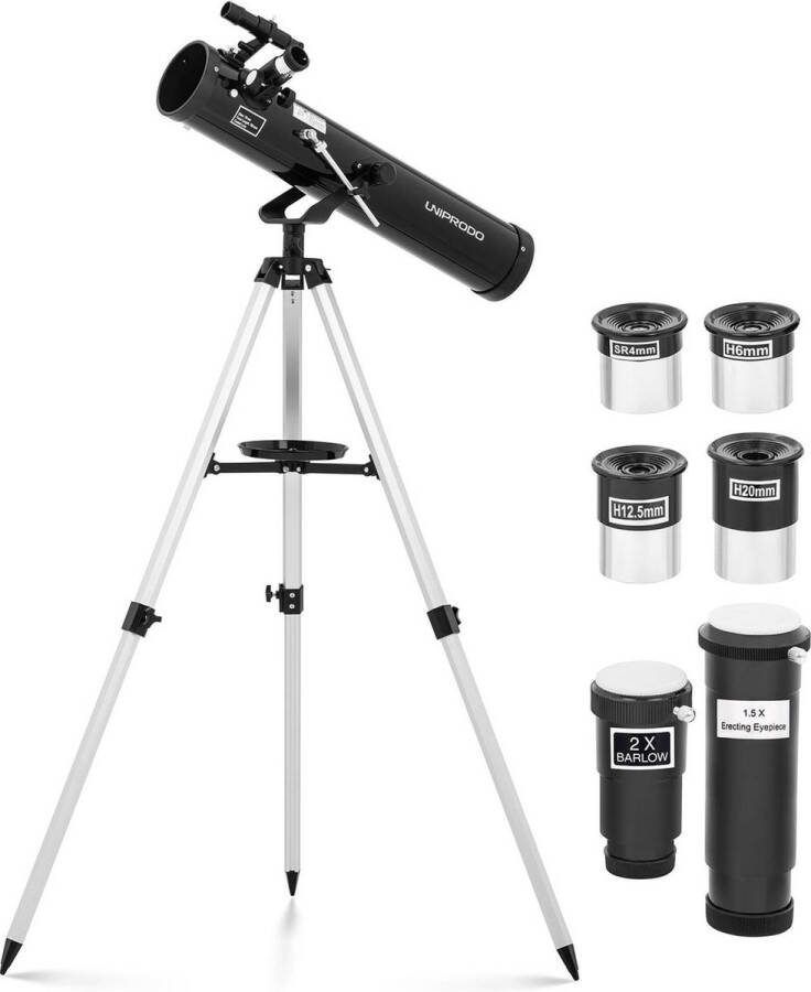 Uniprodo Telescoop Ø 76 mm 700 mm statief
