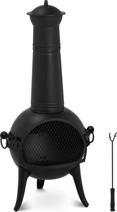 Uniprodo Tuinhaard stalen Chiminea 112 cm