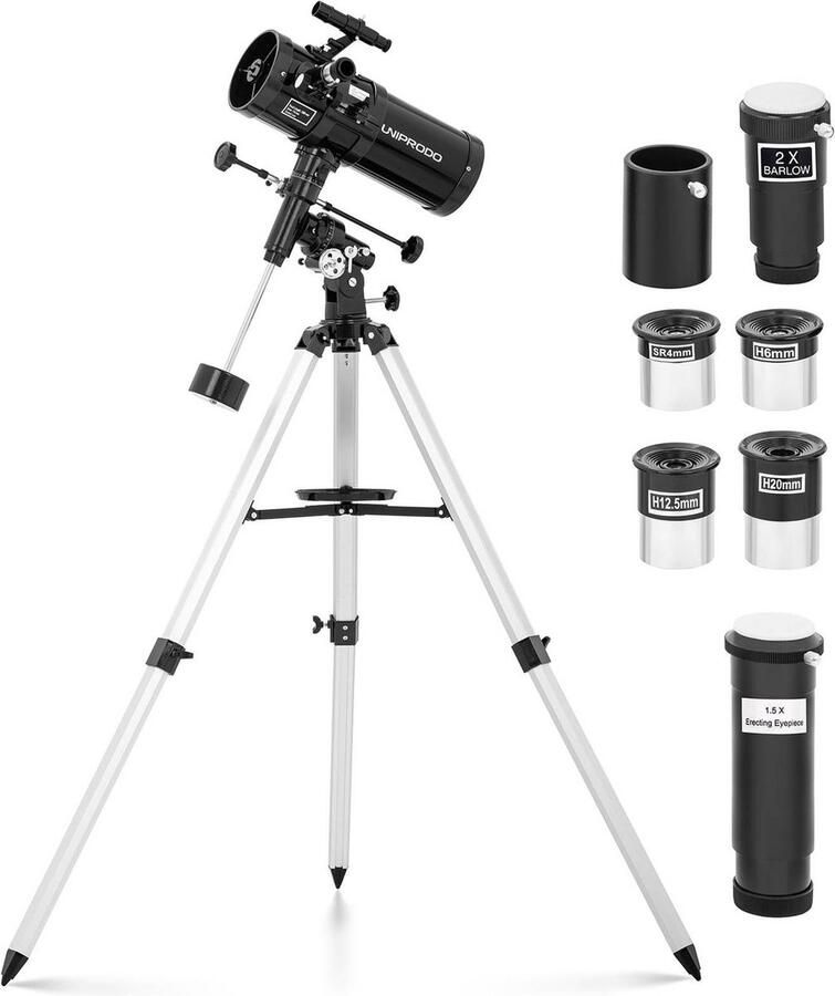 Uniprodo Telescoop Ø 114 mm 1.000 mm statief