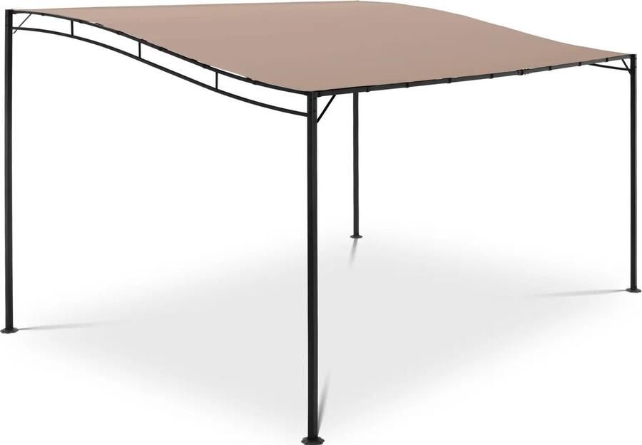 Uniprodo Zonnescherm Tuinpaviljoen 3 x 4 m Beige