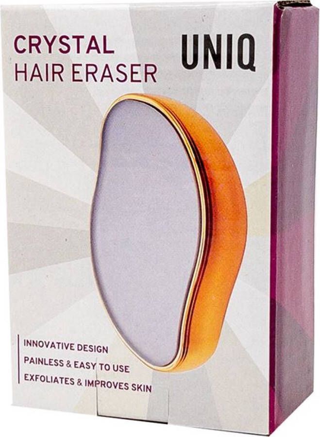 Uniq Crystal Hair Eraser Epilator met kristal voor pijnloze ontharing Gold