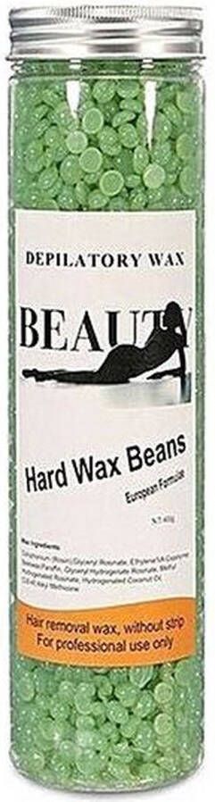 Uniq Wax Pearl Groene thee 400g Ontharingswax Navulling wax beans Ontharen van lichaam en gezicht Brazilian hard wax beans Wax ontharen Professionele Ontharingswax