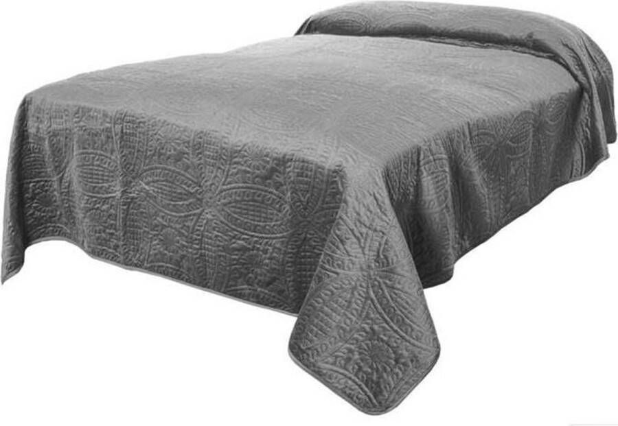 Unique Living Bedsprei Veronica 240x280cm grey