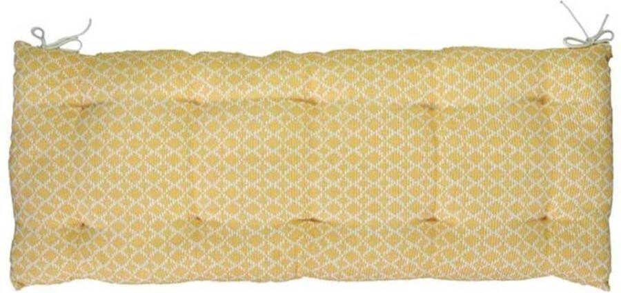 Unique Living Bench kussen Fauna 48x120cm yellow gold Kussen woonkamer of slaapkamer