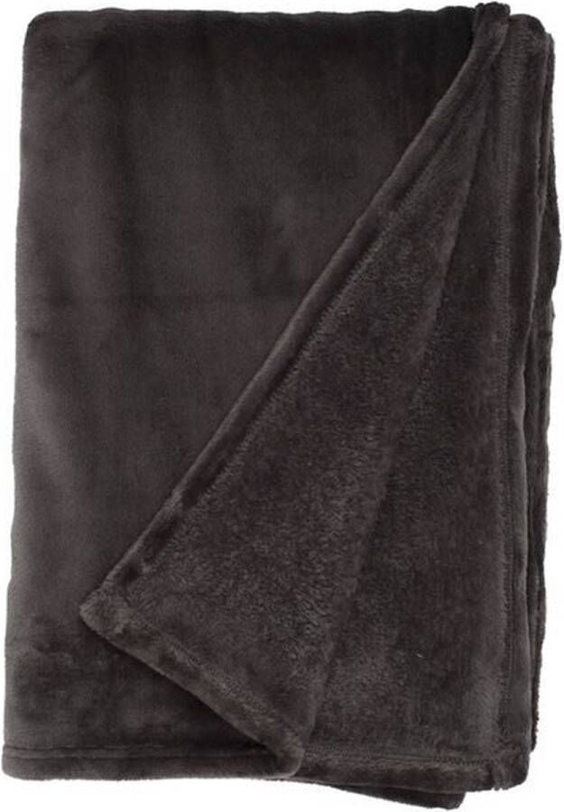 Mistersleep Unique Living fleece plaid Blush dark grey 150 200