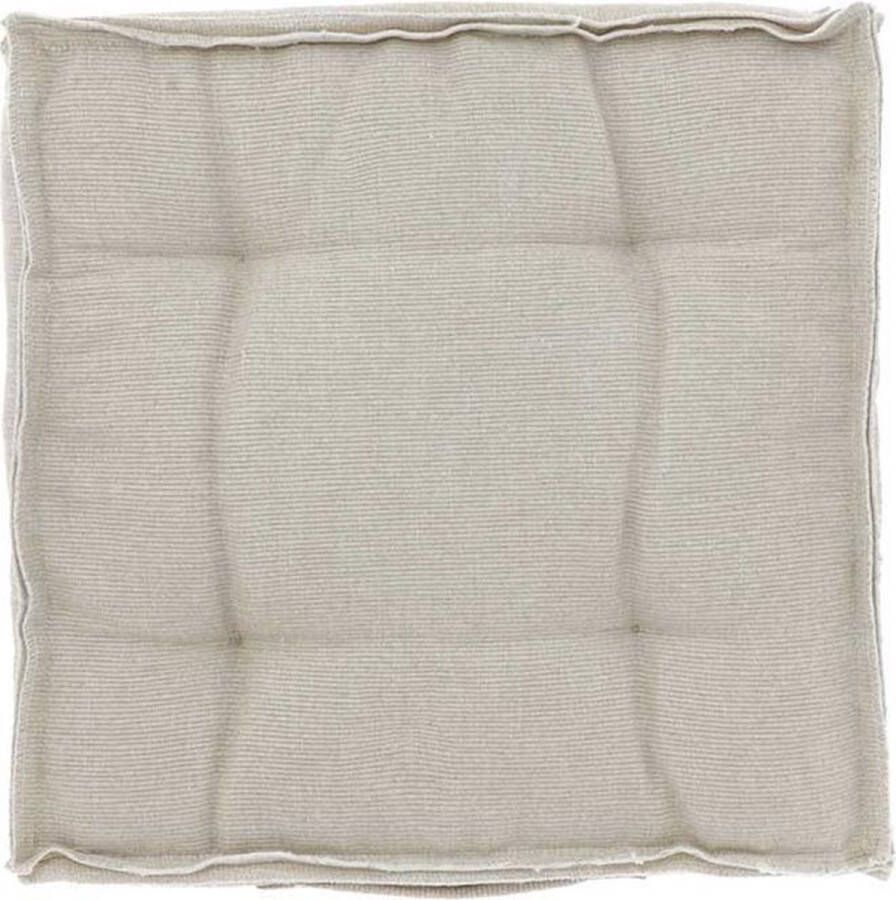 Unique Living Boxkussen Rib Outdoor Collectie Lichtbruin 45x45x8cm