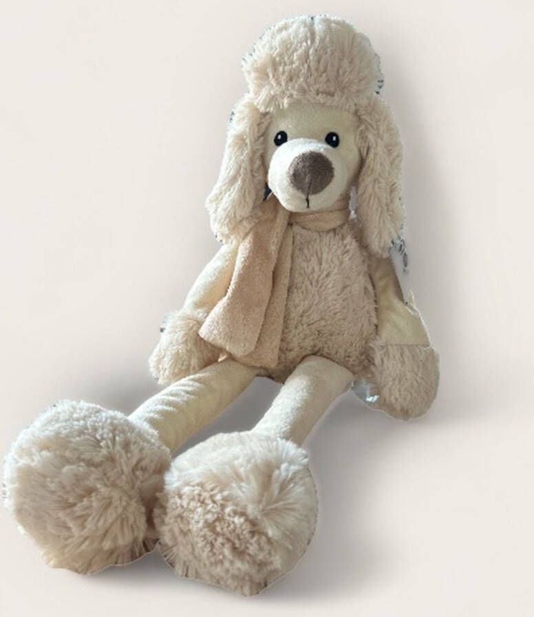 Unique Living D- Plush Poodle 56x36x40cm white