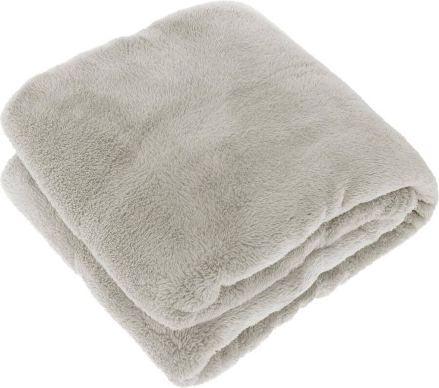 Unique Living Justin Fleece Plaid 150x200 cm Chateau Grey