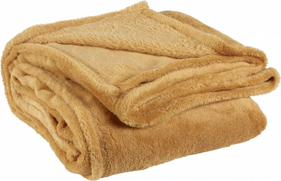 Unique Living Justin Fleece Plaid 150x200 cm Taffy