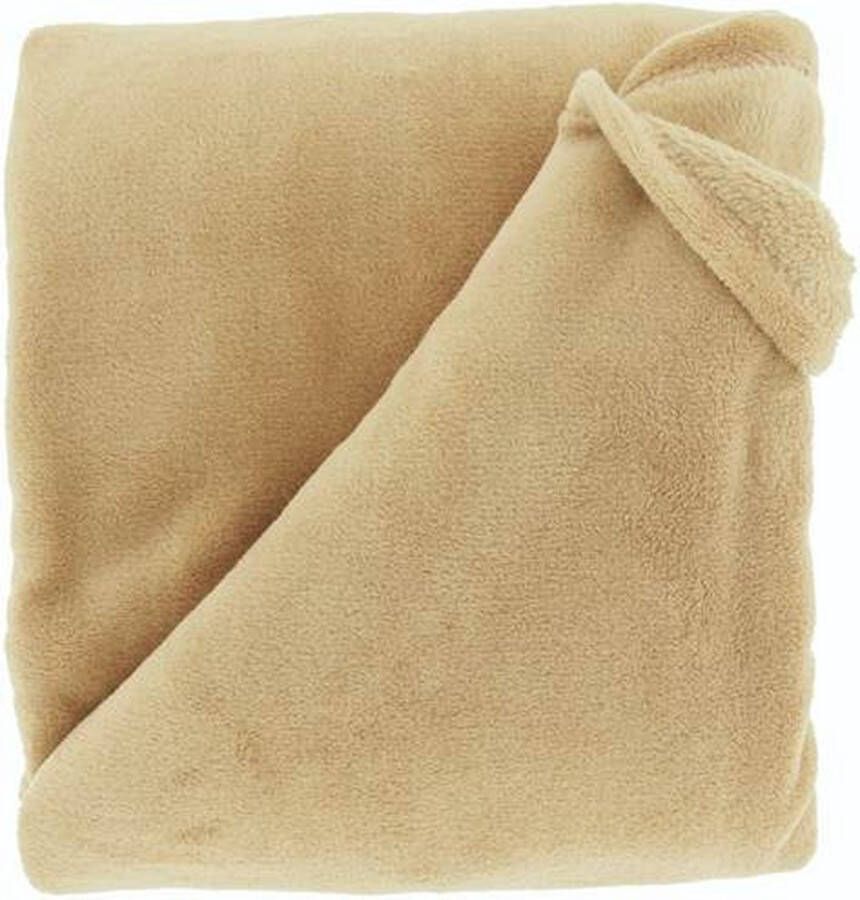 Unique Living Plaid Justin Polyester Geel 150 x 200 x 0 cm (BxHxD)