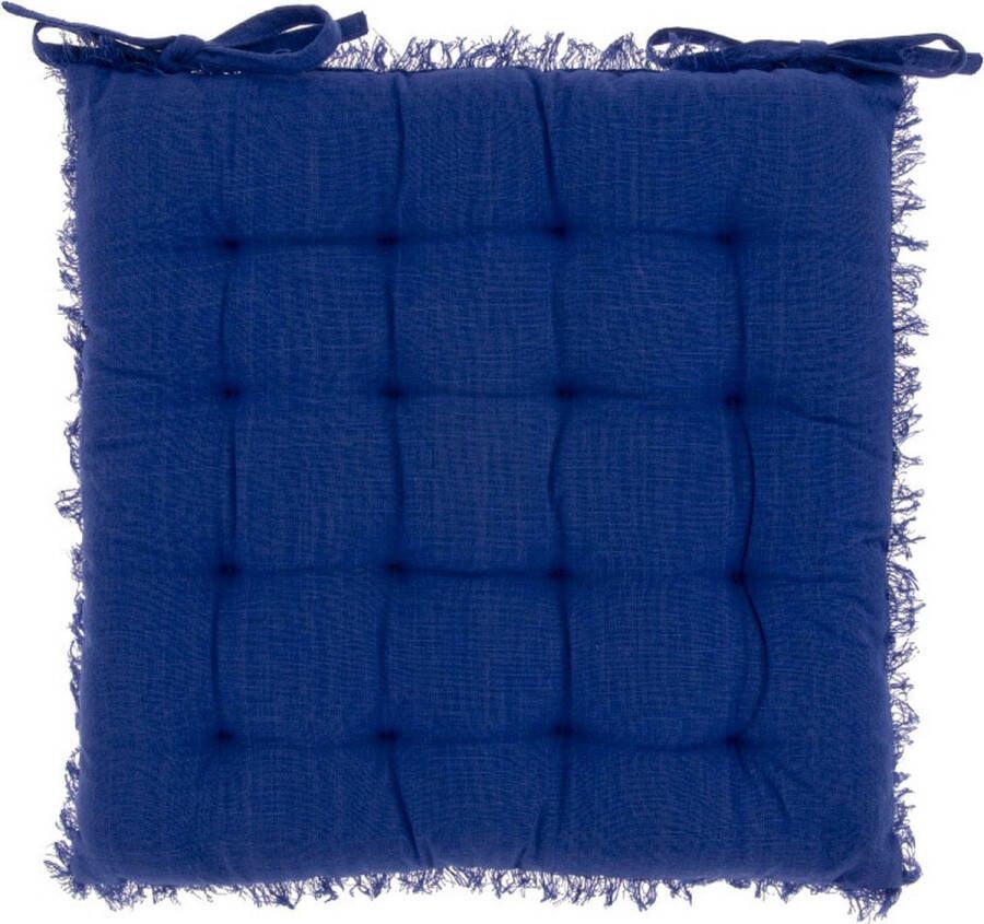 Unique Living Kussen Blanes 40x40cm Blue