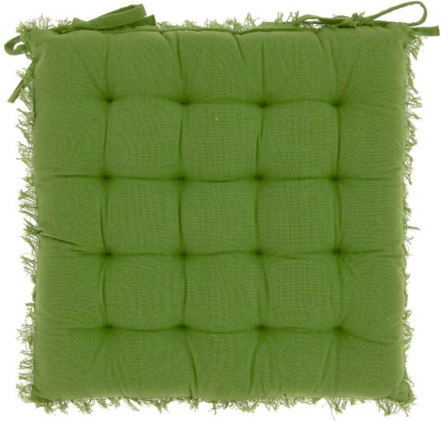 Unique Living Kussen Blanes 40x40cm Forest Green