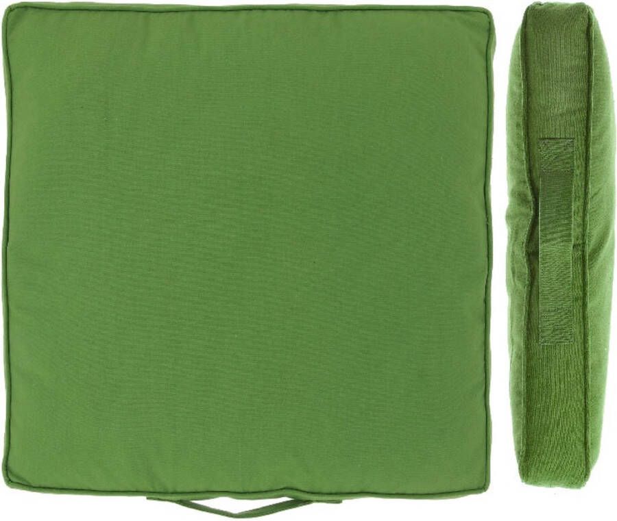 Unique Living Kussen Madia 45x45x5cm Forest Green