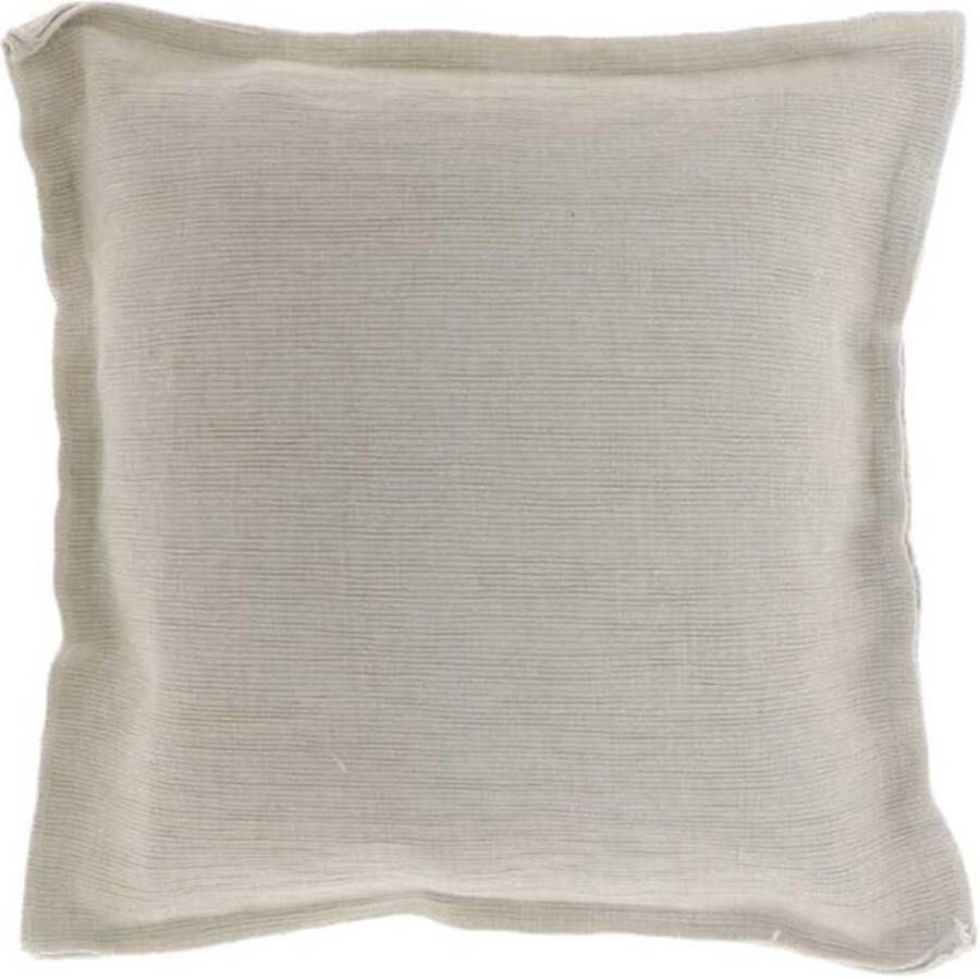 Unique Living Kussen Rib 45x45cm pebble Kussen woonkamer of slaapkamer