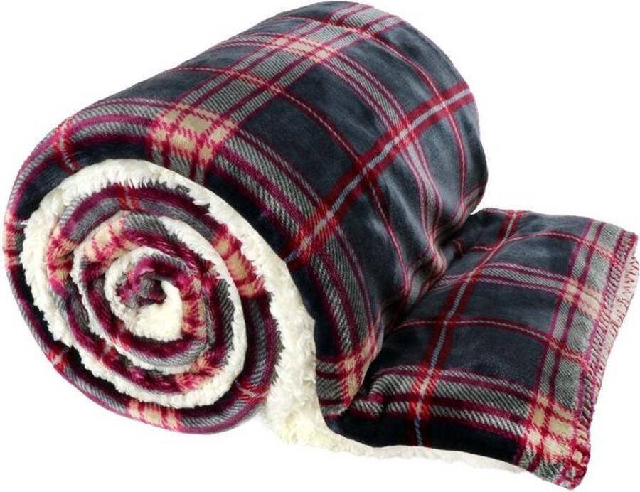 Unique Living | Larsson plaid 150x200cm dark grey