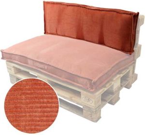 Unique Living | Palletkussen Odim | Outdoor Collectie | Oranje | 80x120x12cm