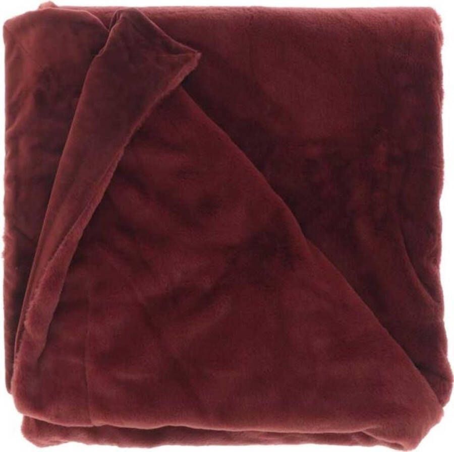 Unique Living | Plaid Klaas 150x200cm bloodstone