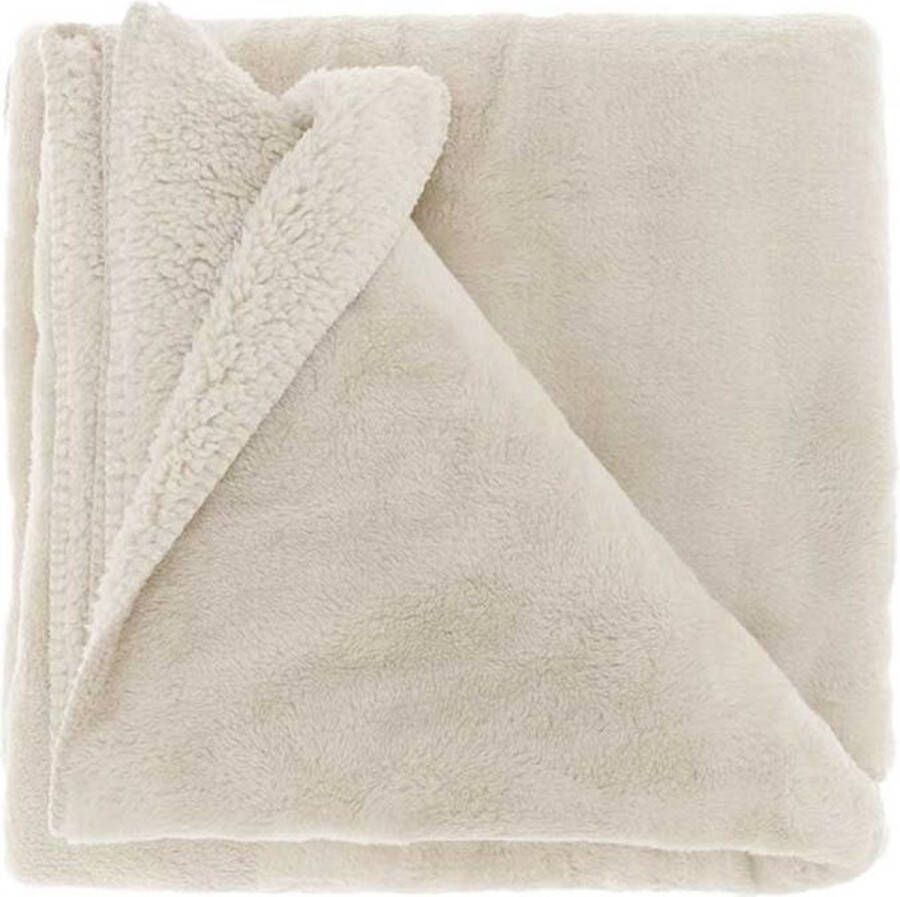 Unique Living Plaid Torvah Polyester Wit 150x200 cm (BxH)