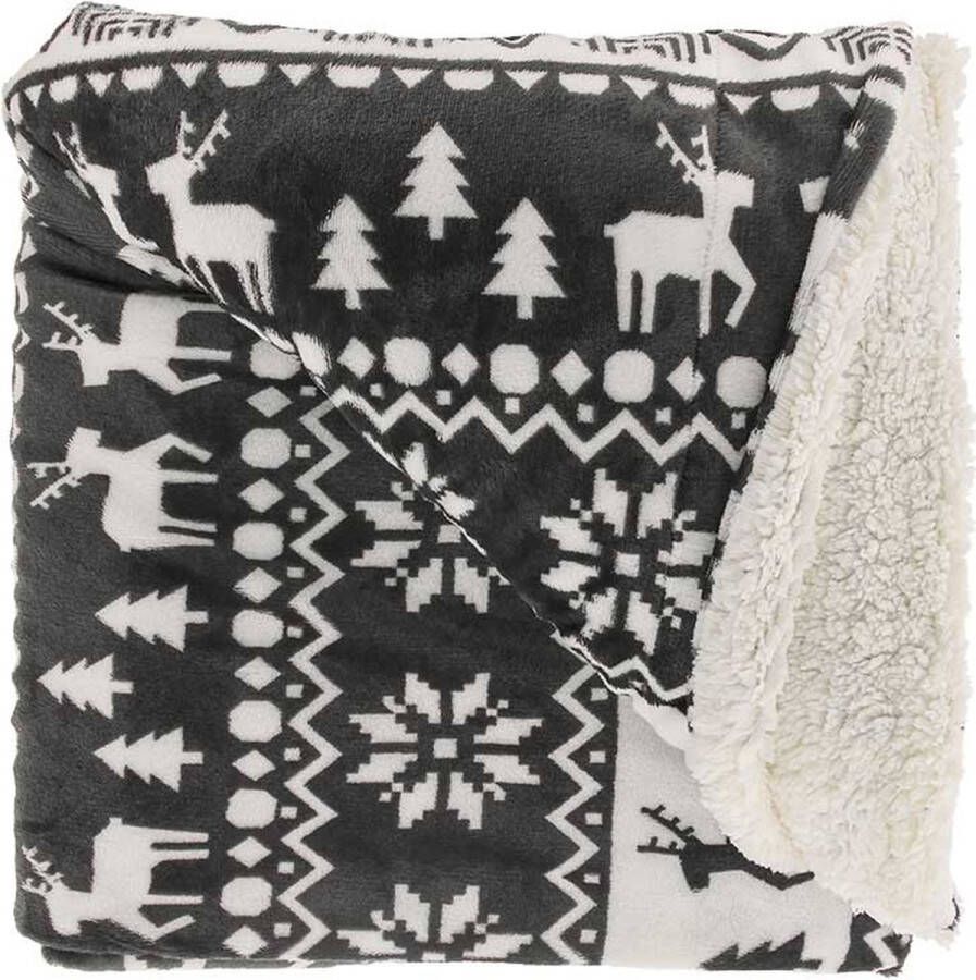 Unique Living Plaid Yael 150x200cm Grey