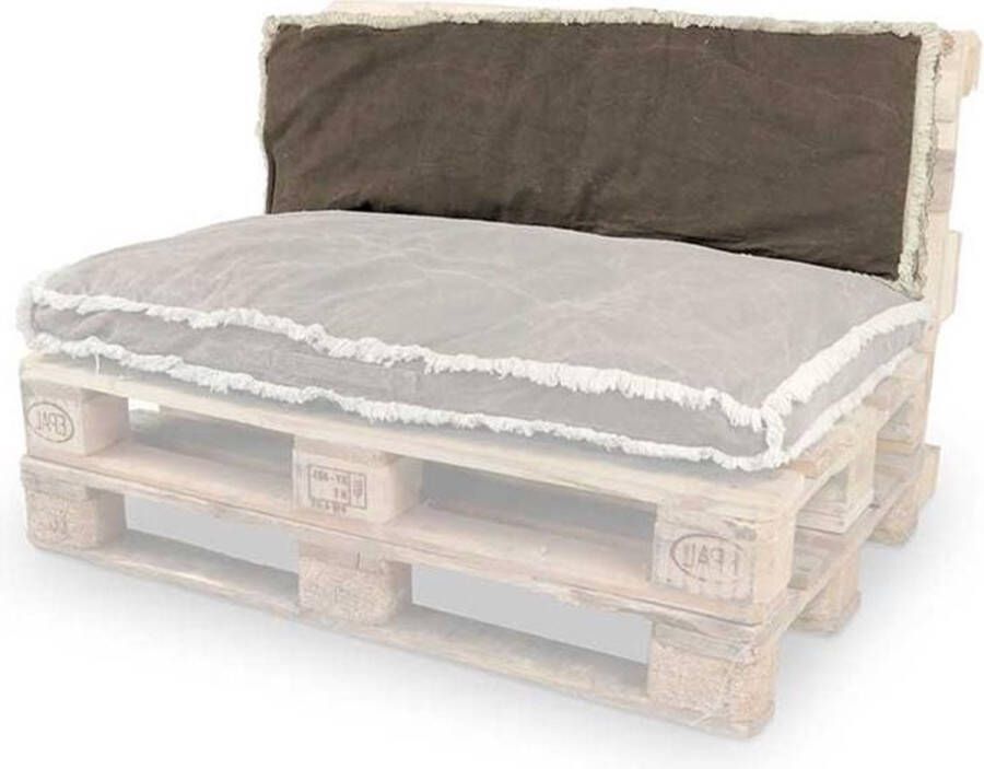 Unique Living Rugkussen Mare Kokosnoot Bruin 120x40 cm