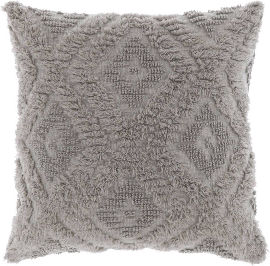 Unique Living Sierkussen Nadira Katoen Groen 45 x 45 cm (BxH)