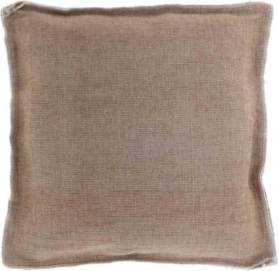 Unique Living Tuinstoel sierkussen rib | Coconut | 45 x 45cm